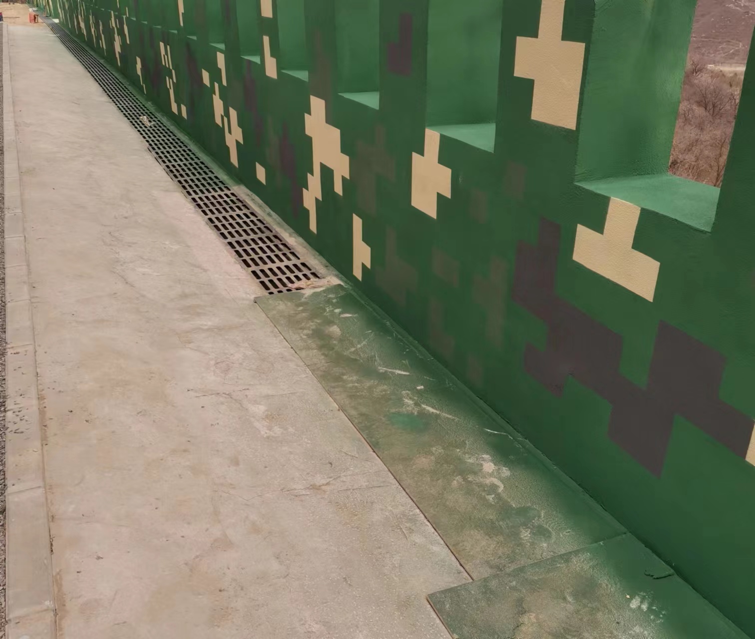 蓟州围墙迷彩喷涂,数迷彩漆